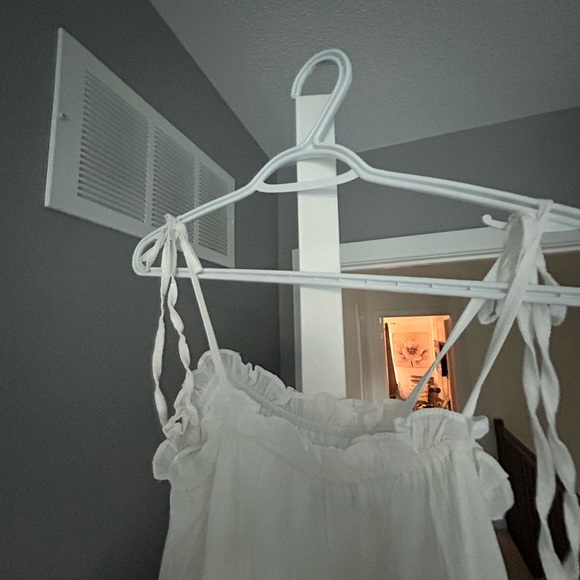 Pinkblush peach ombré ruffle tiered midi dress - Picture 4 of 6